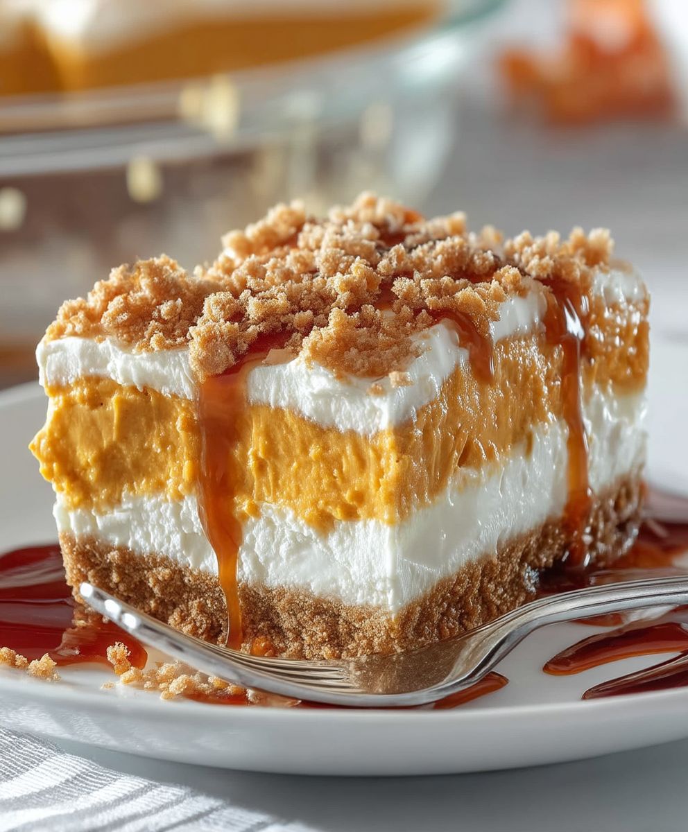 Creamy Layered Pumpkin Dessert image 2