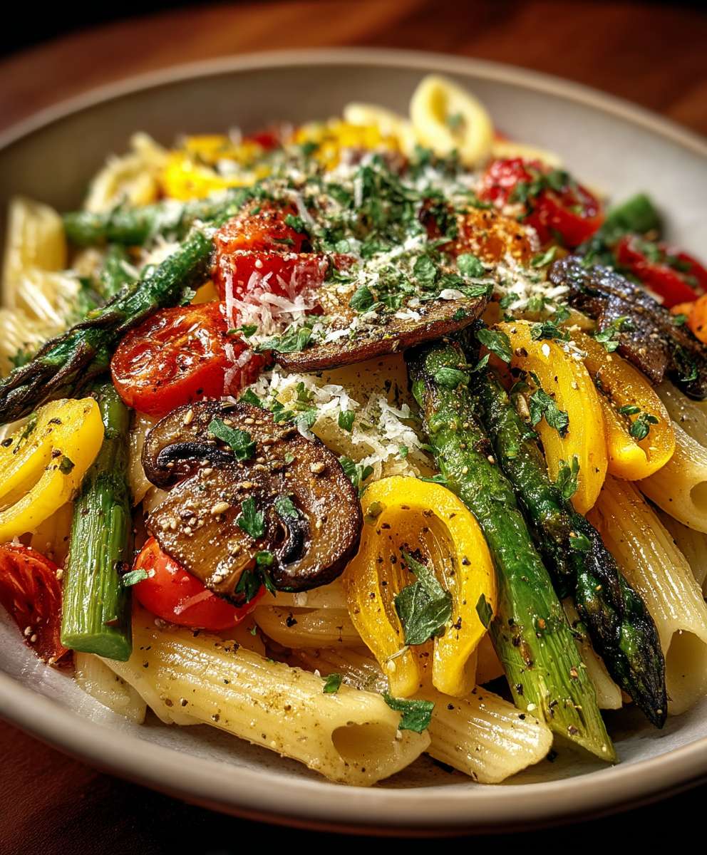 Pasta Primavera | Easy Healthy Vegetable Pasta Recipe image 2