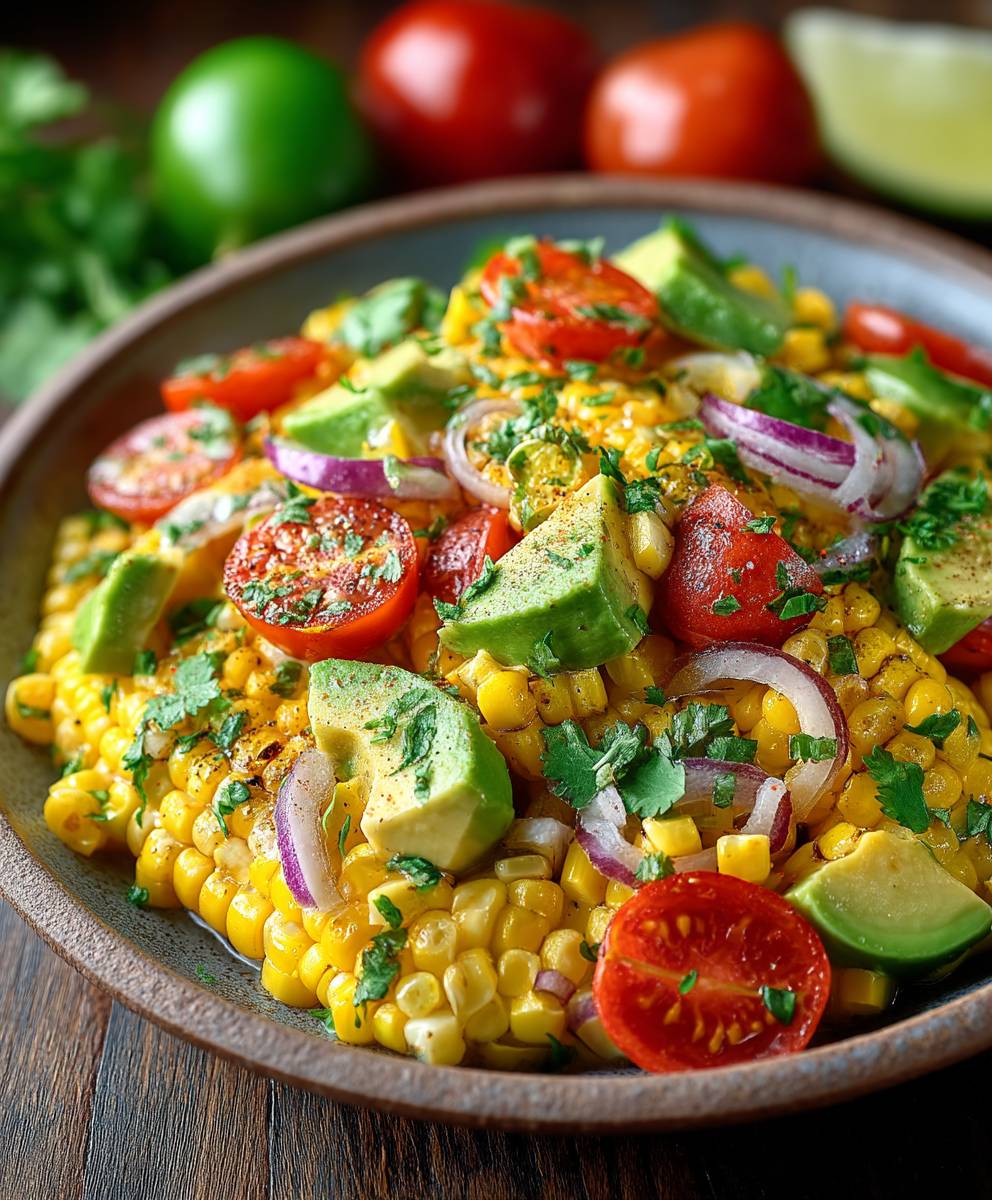 Summer Corn Salad with Avocado | Fresh Vibrant Easy Side Dish image 2